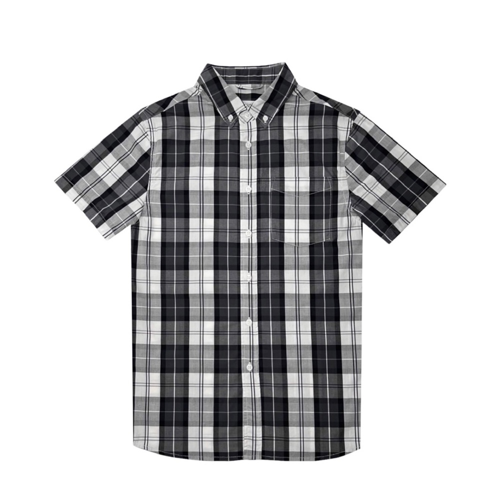 Saturdays NYC Men's Esquina Black Watch Shirt